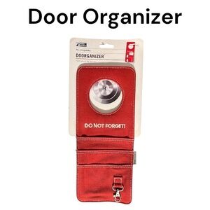 New Red Monkey Business Doorganizer Door Handle Organizer
